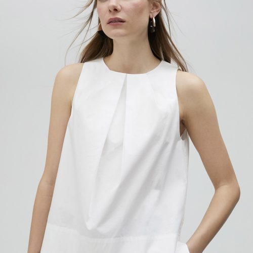Poplin White Top