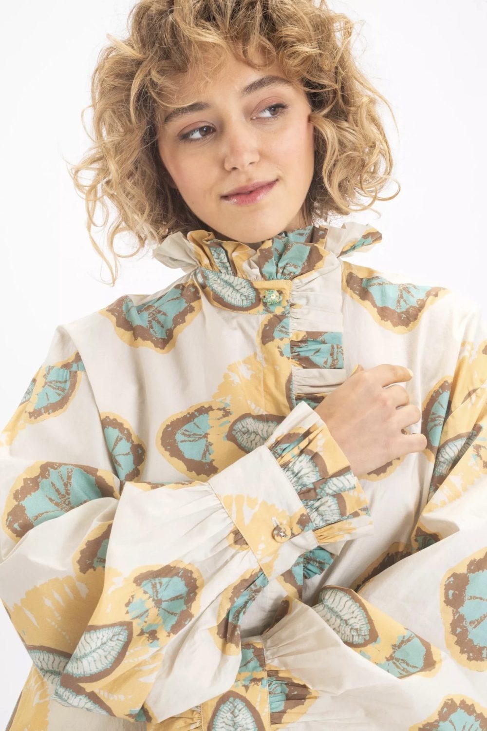 εικόνα-18 VISHNU PASTEL FLORAL PRINT SHIRT