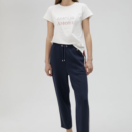 Trousers with Sporty Stripes