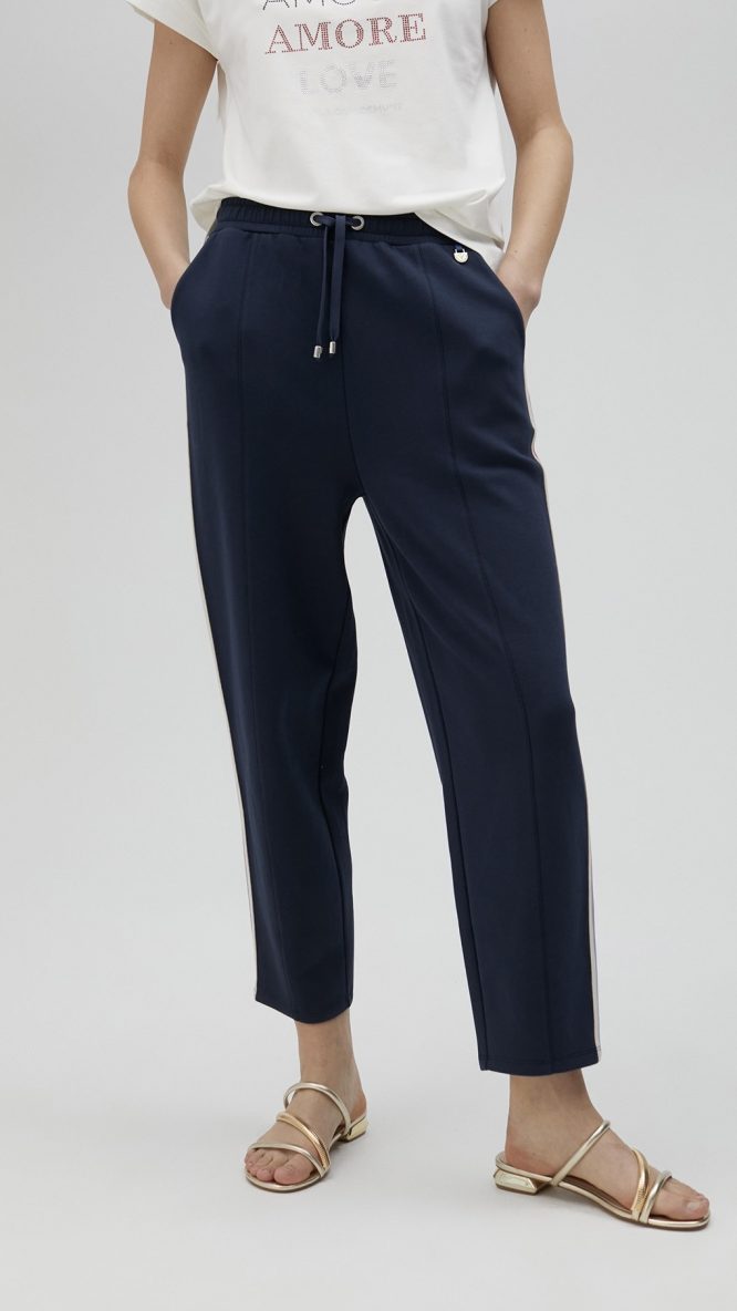 Trousers with Sporty Stripes