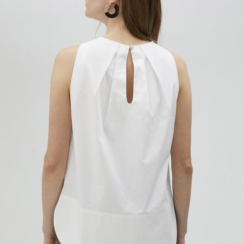 Poplin White Top