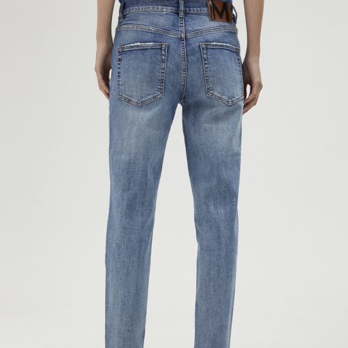 5-Pocket Blue Jeans