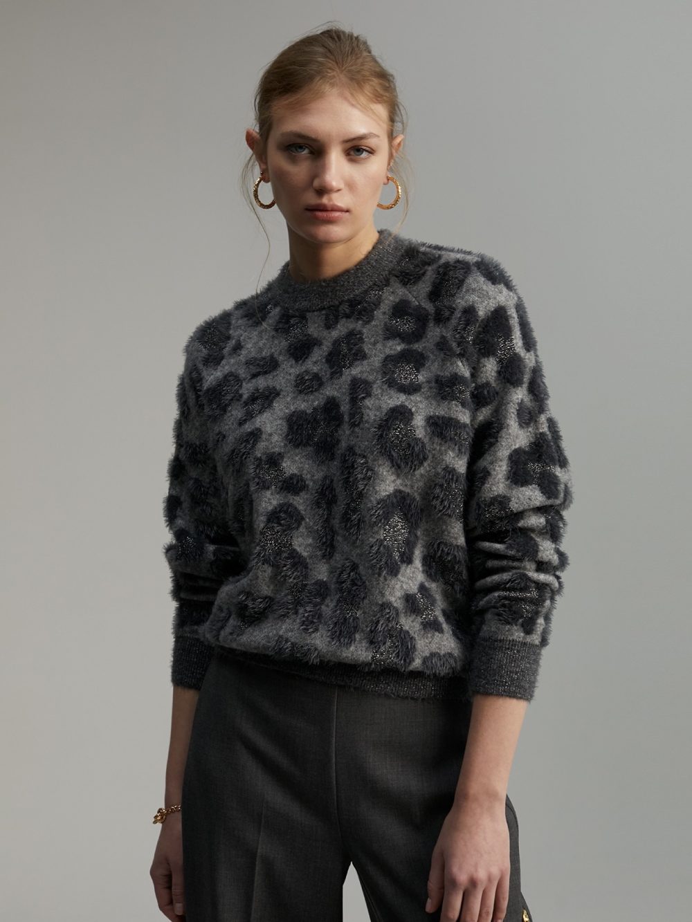Animal Print Sweater