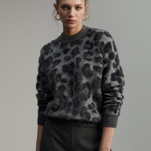 Animal Print Sweater