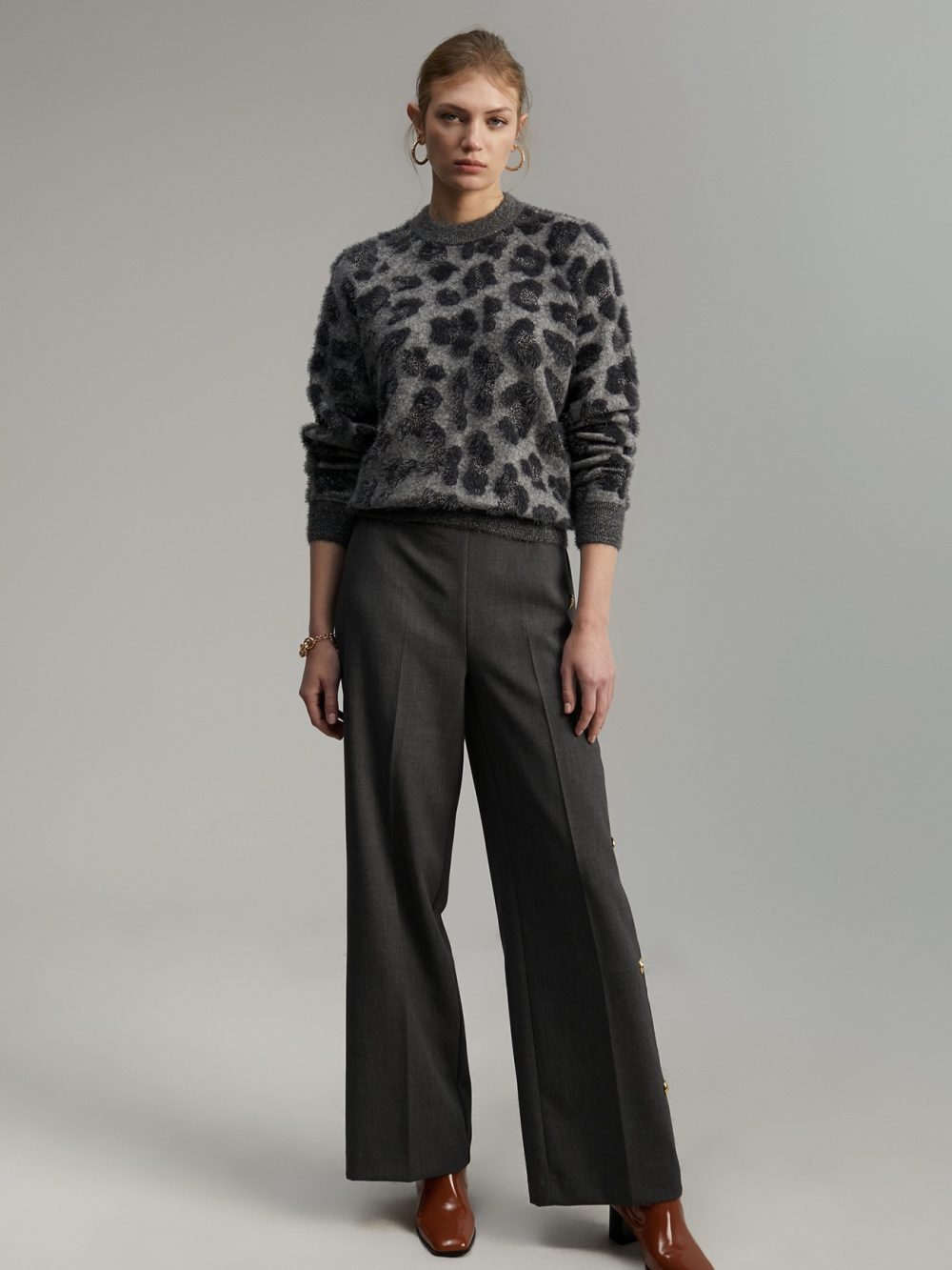 Animal Print Sweater