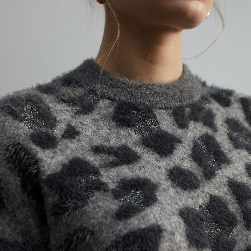 Animal Print Sweater