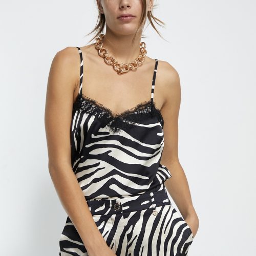 Animal Print Zebra Top