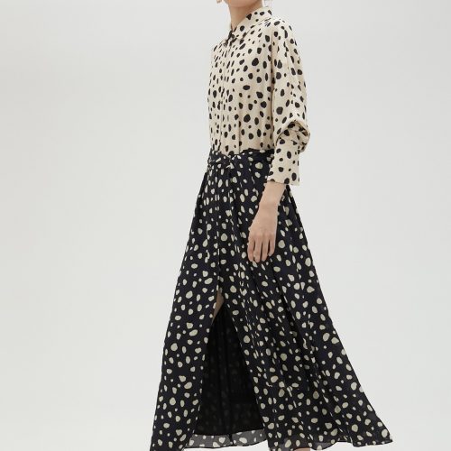 Polka Dot Shirt Dress