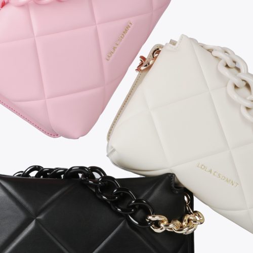 Padded Crossbody Pink Bag