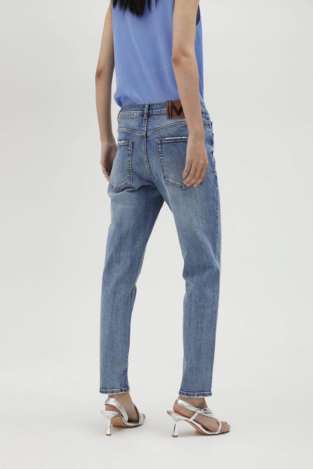 5-Pocket Blue Jeans
