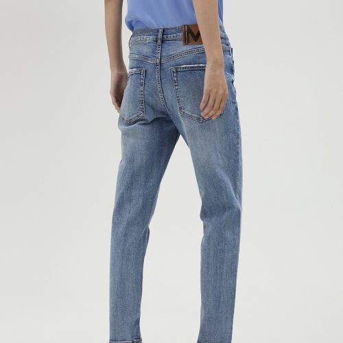 5-Pocket Blue Jeans