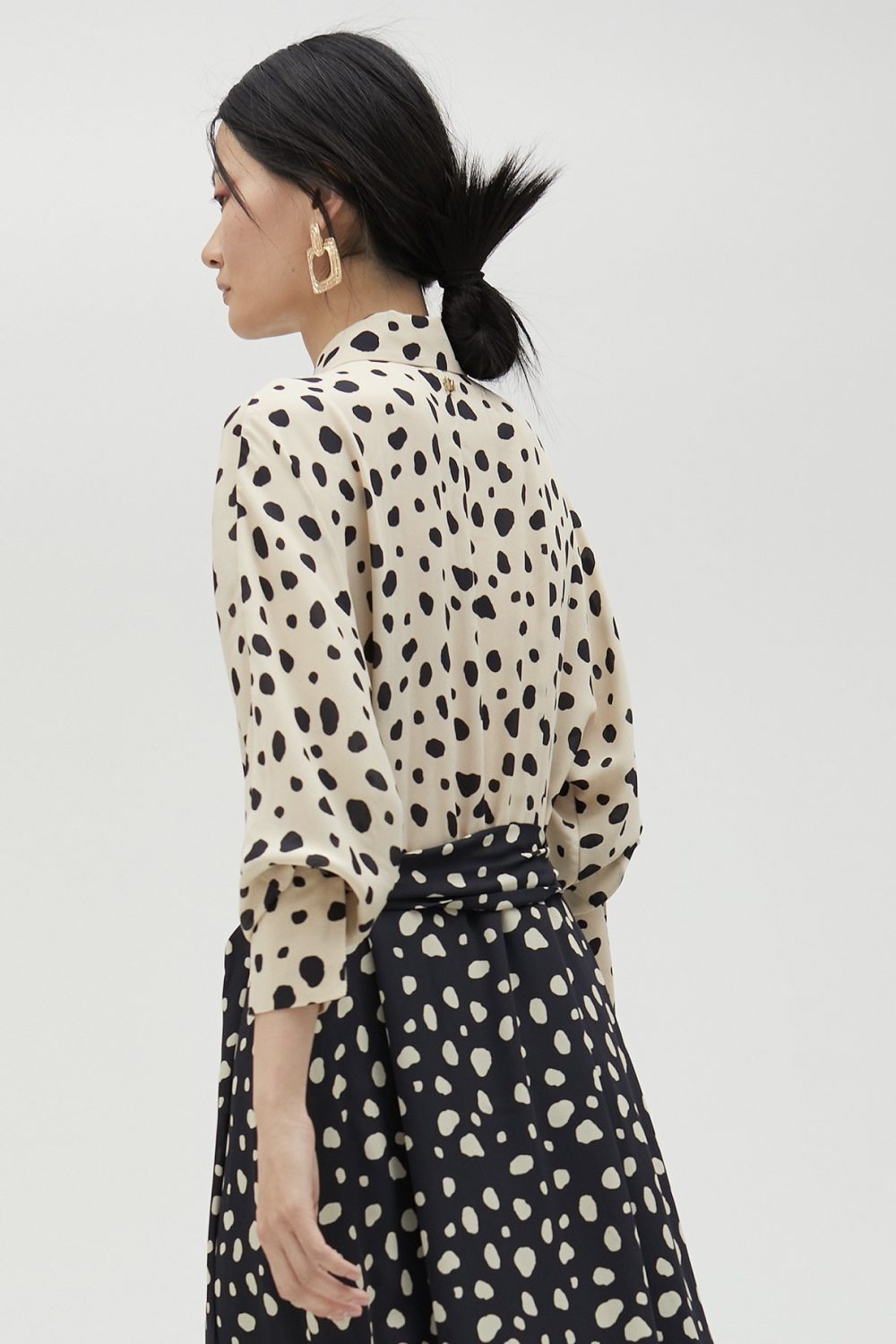 Polka Dot Shirt Dress