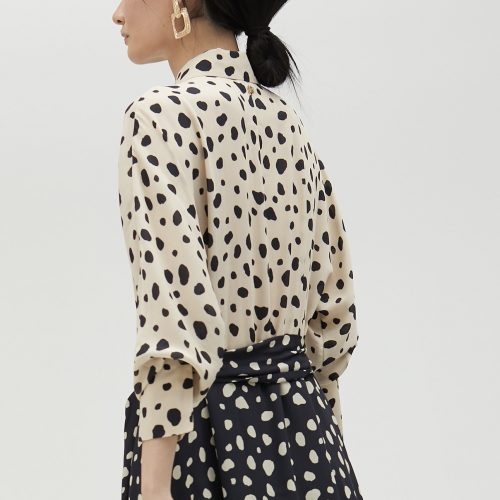 Polka Dot Shirt Dress