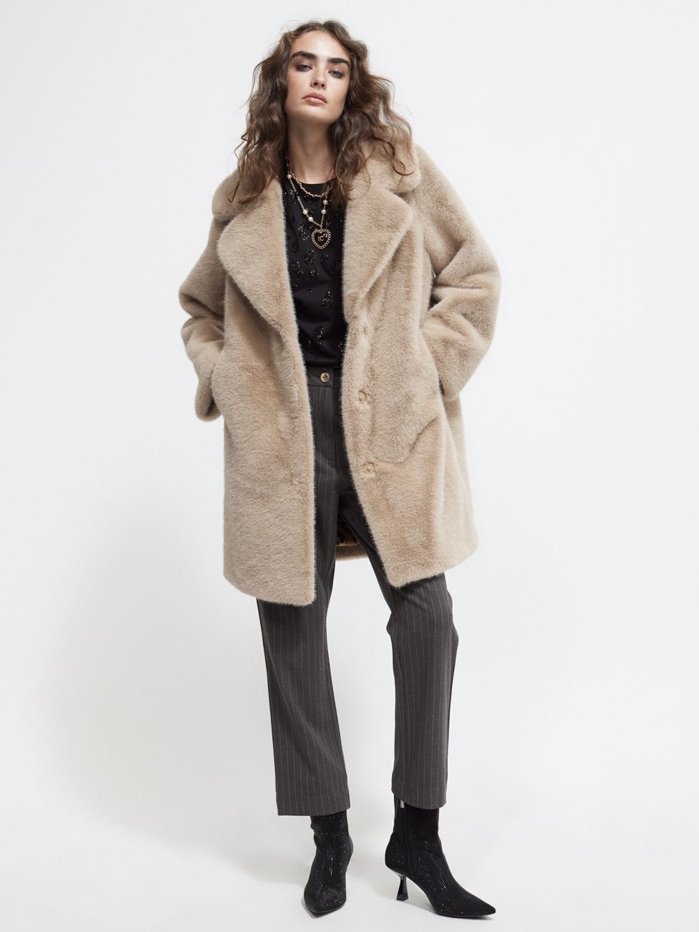 Faux Fur Beige