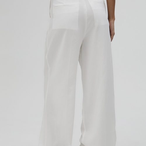 Palazzo White Trousers