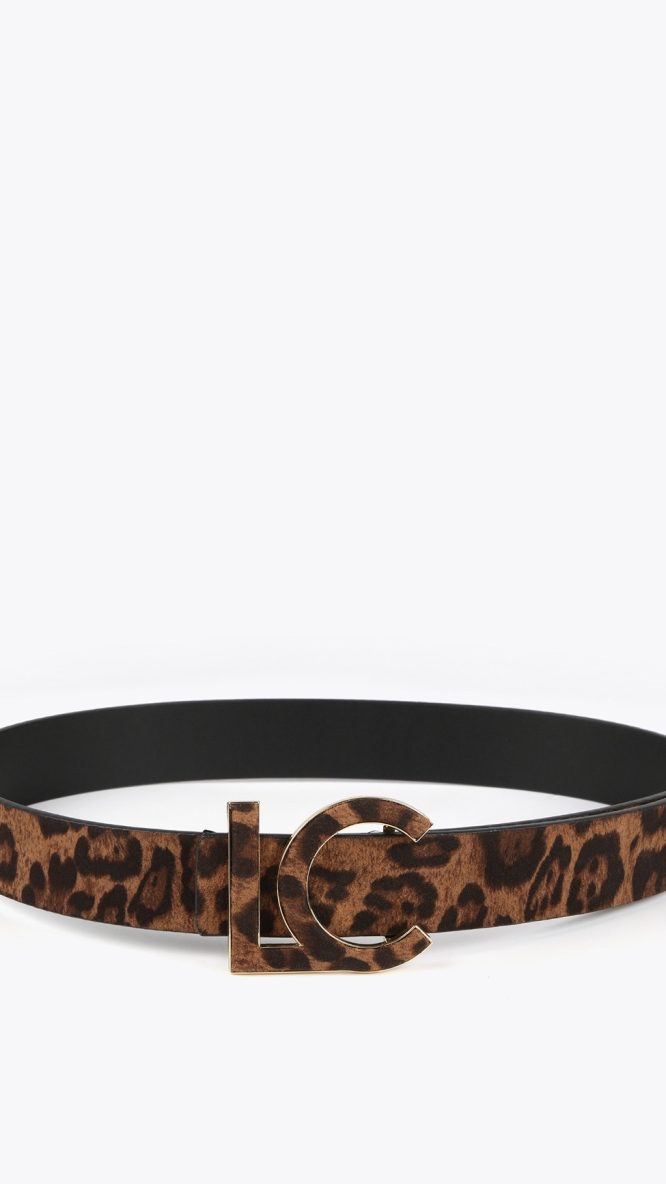 Animal Print Reversible Belts