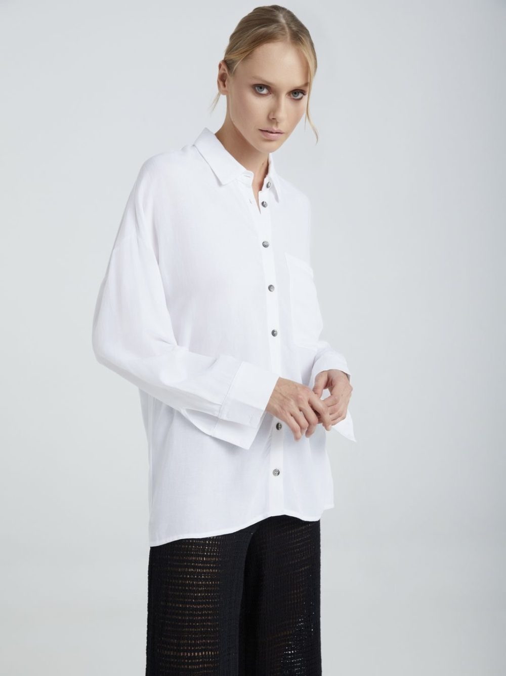 Serenity Long Shirt White