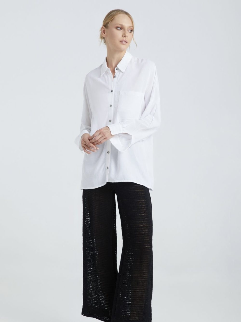Serenity Long Shirt White