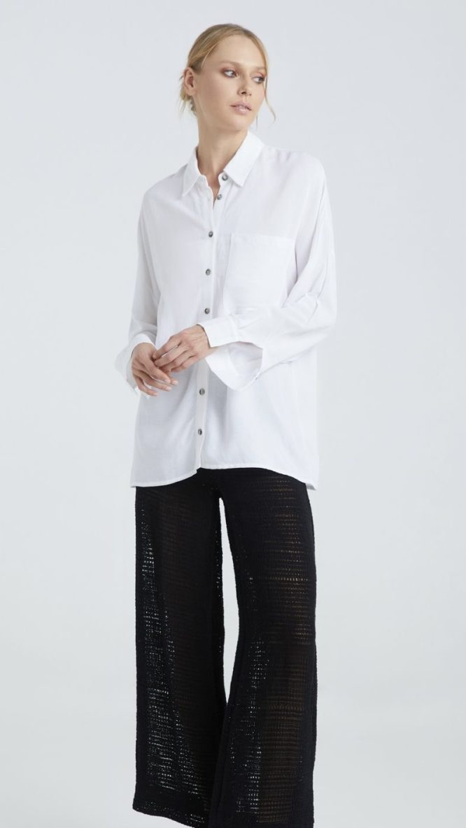 Serenity Long Shirt White