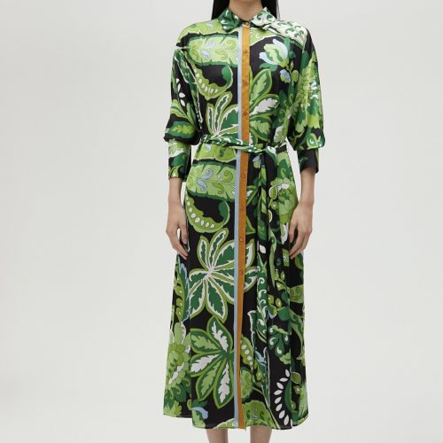 Black Knit Dress With Studs