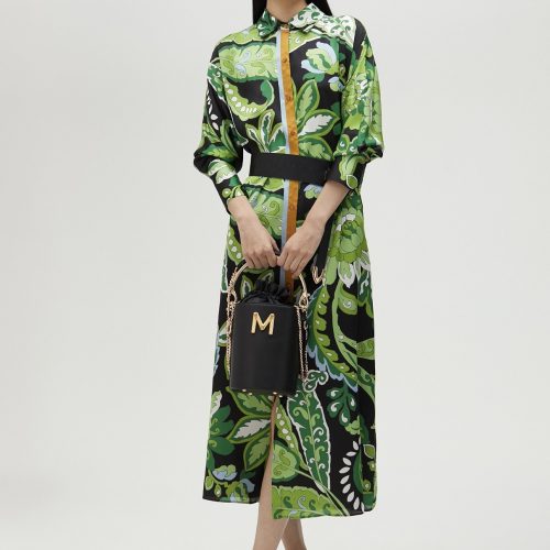 Black Knit Dress With Studs