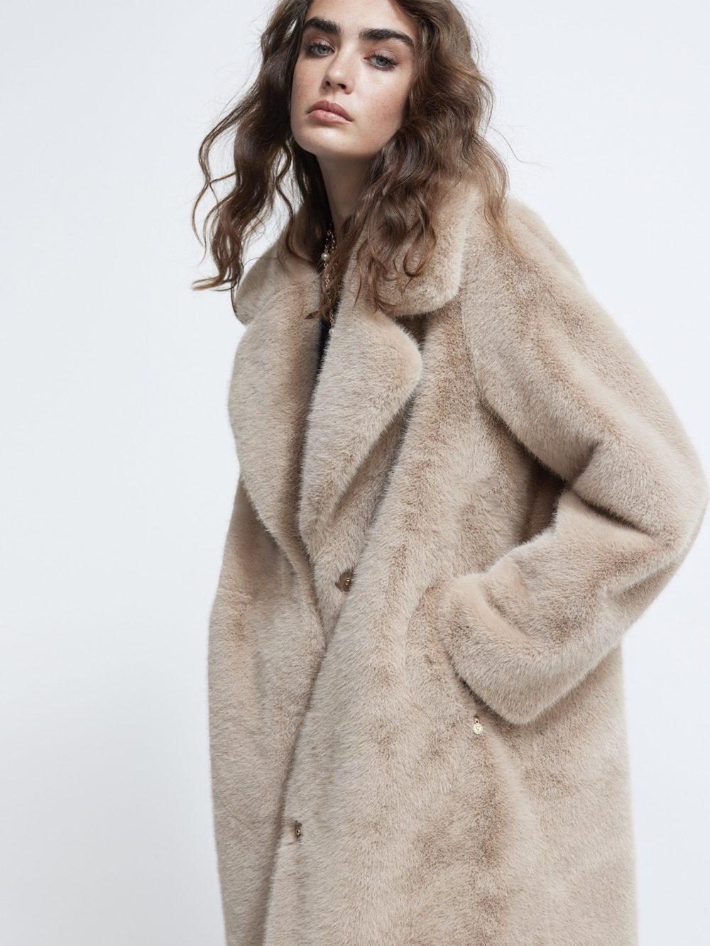 Faux Fur Beige