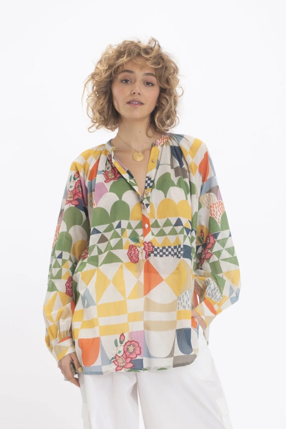 LAKSHMI SEVENTIES PATTERN BLOUSE