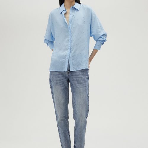 Animal Print Blazer Orange