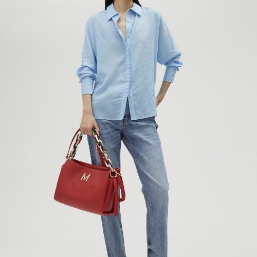 Animal Print Blazer Orange