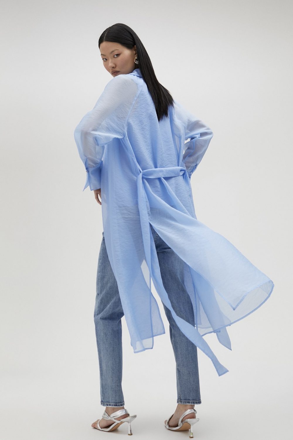 Animal Print Blazer Orange