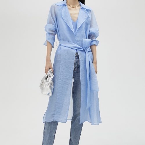 Animal Print Blazer Orange