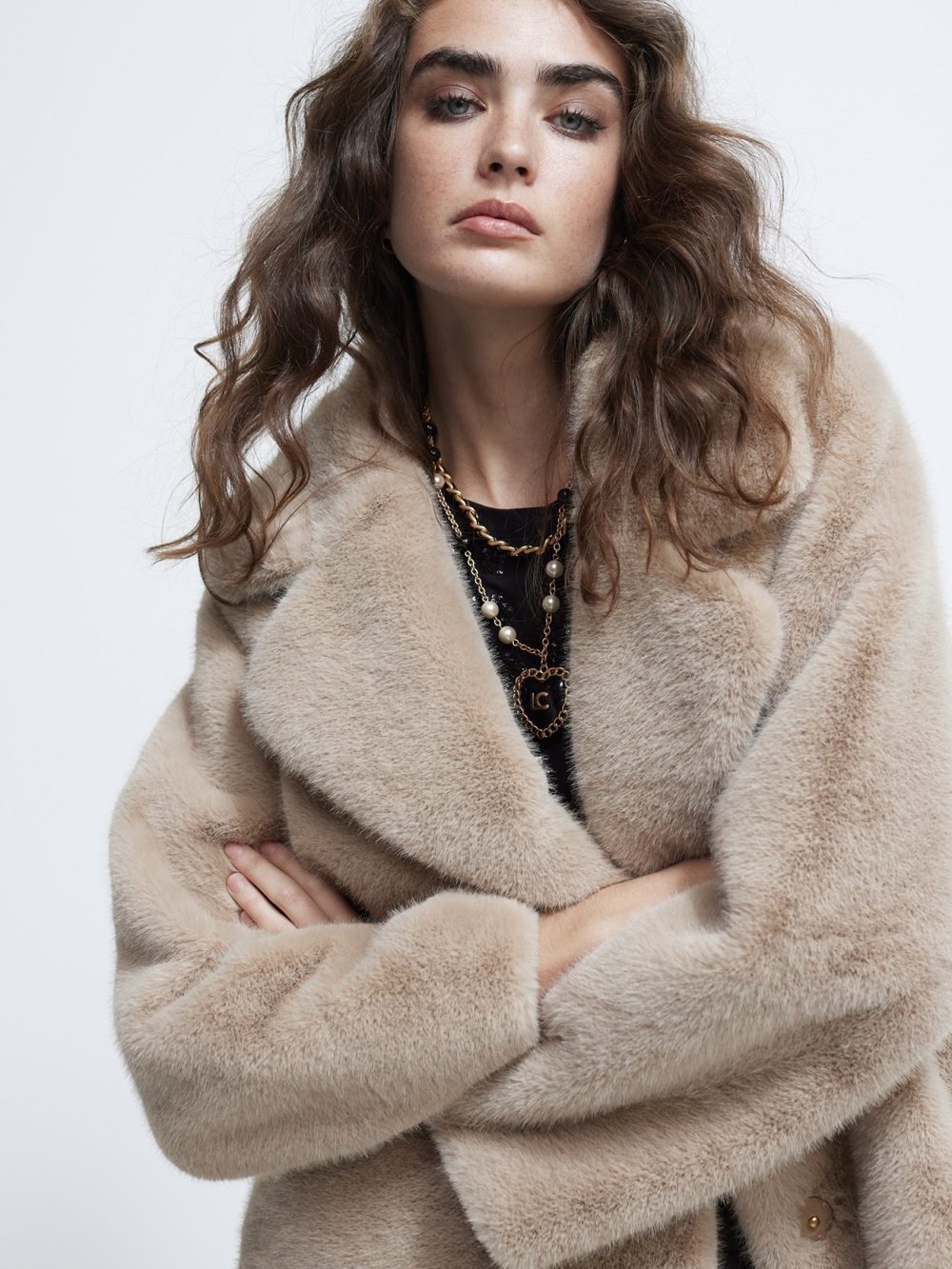 Faux Fur Beige