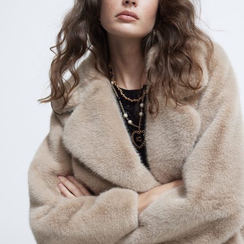 Faux Fur Beige