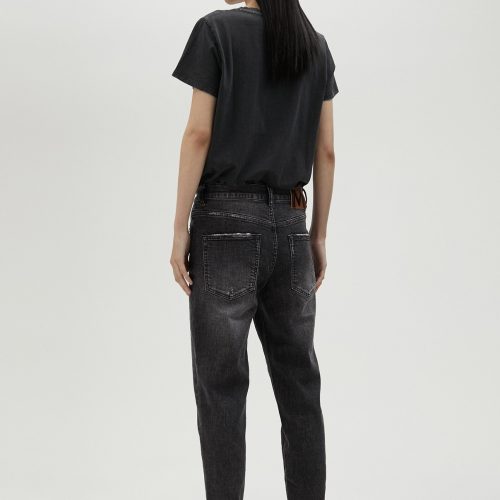 5-Pocket Black Jeans
