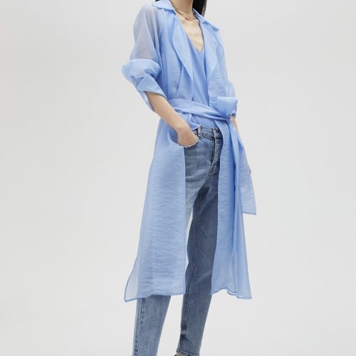 Animal Print Blazer Orange