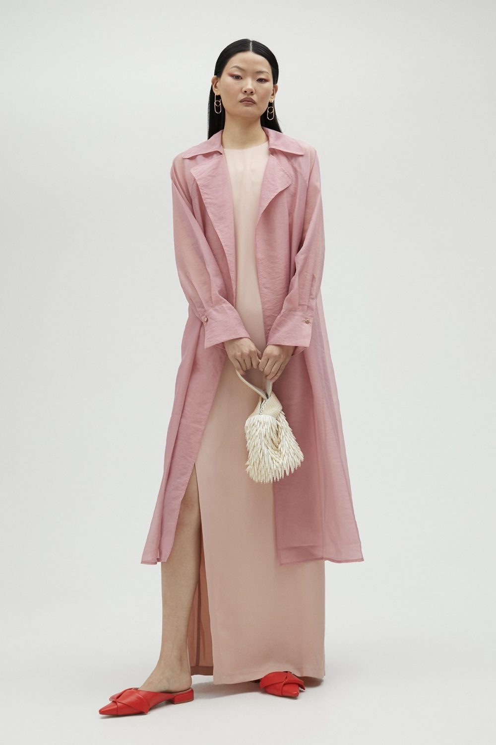 Animal Print Blazer Orange