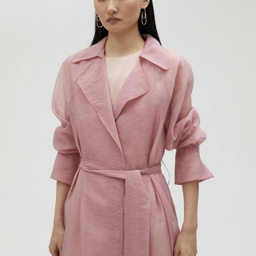 Animal Print Blazer Orange