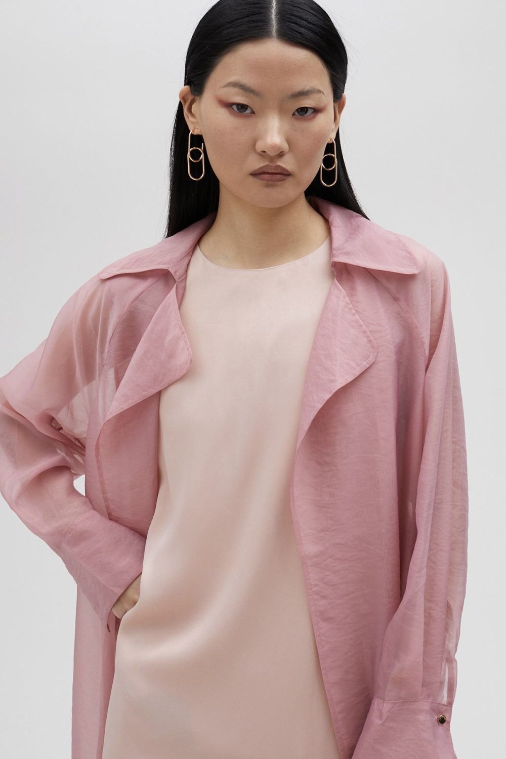 Animal Print Blazer Orange