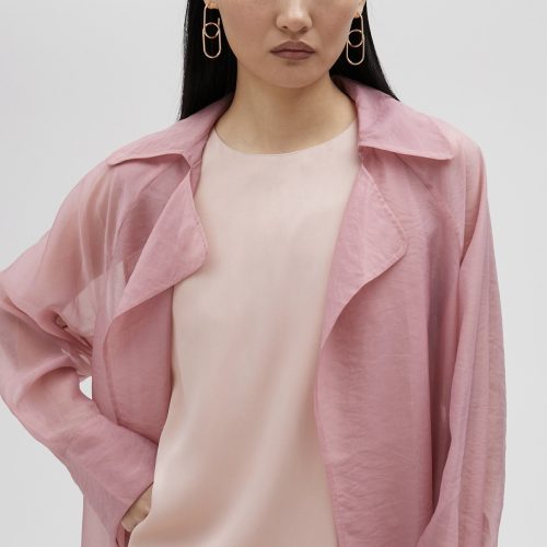 Animal Print Blazer Orange