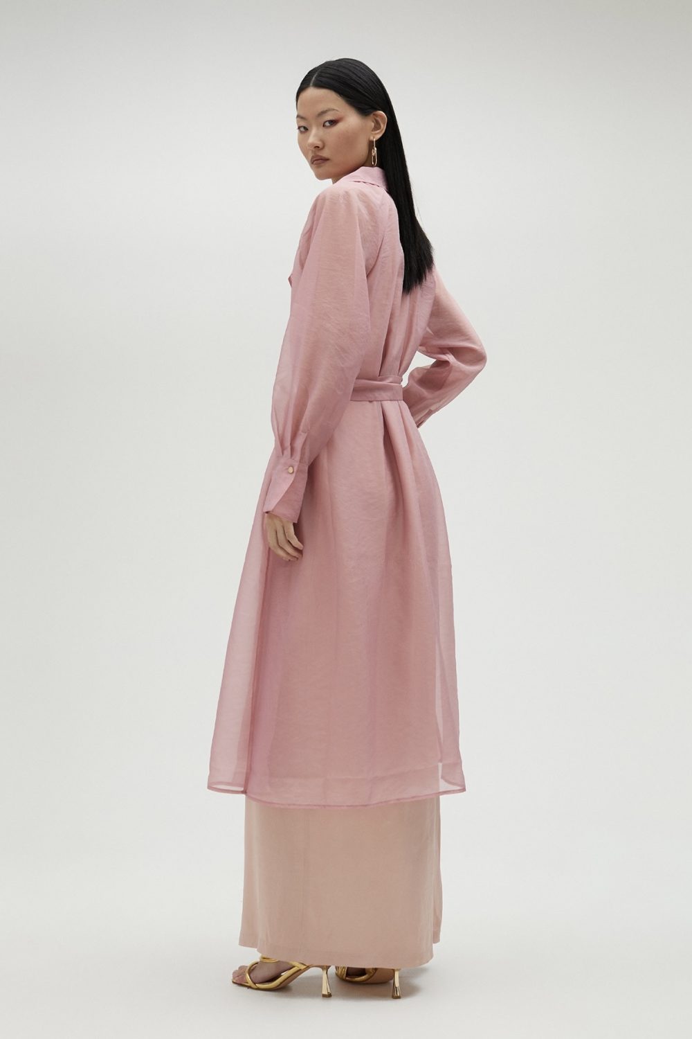 Animal Print Blazer Orange