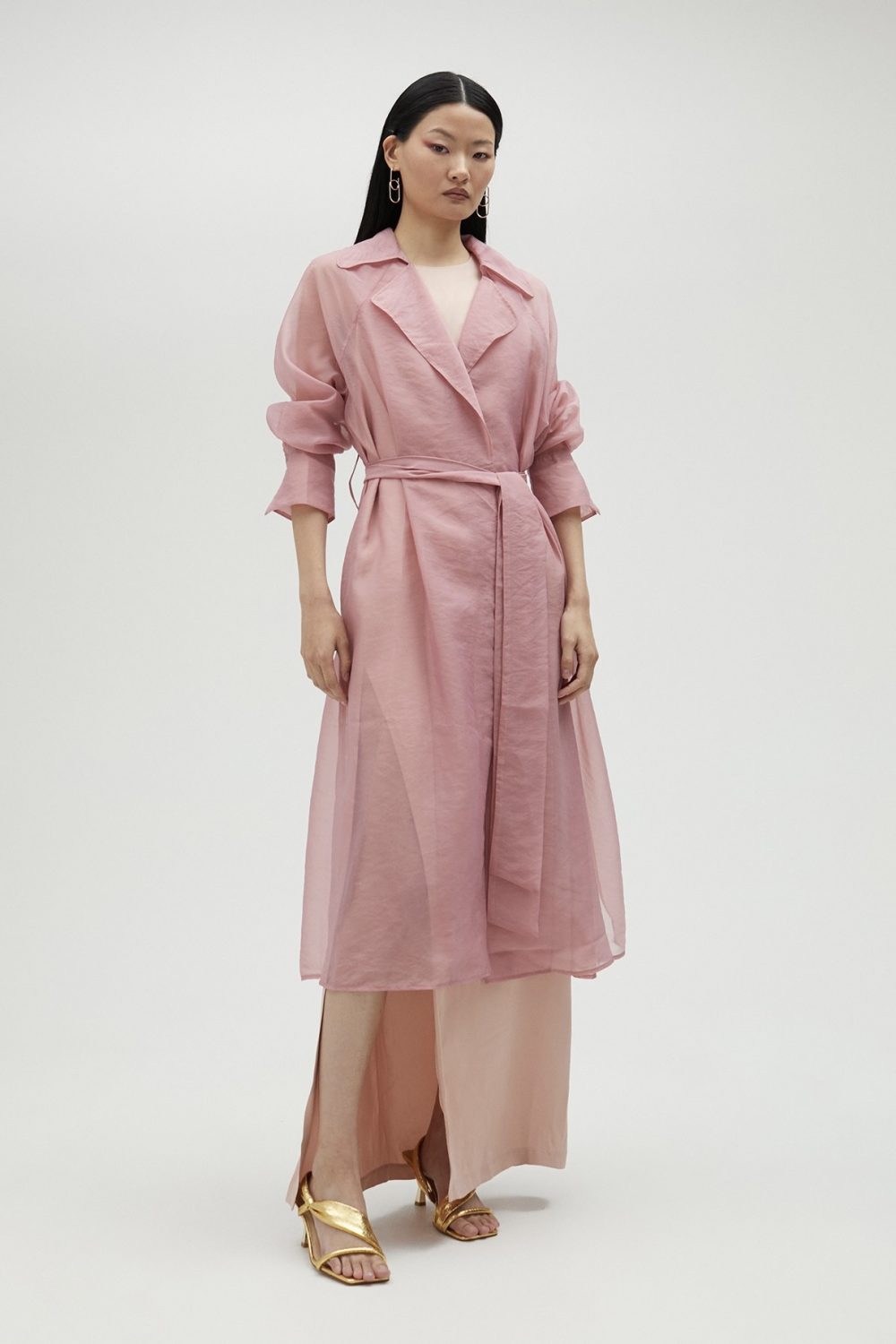 Animal Print Blazer Orange