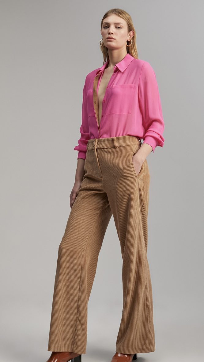 Wide Leg Corduroy Pants