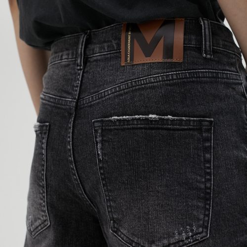 5-Pocket Black Jeans