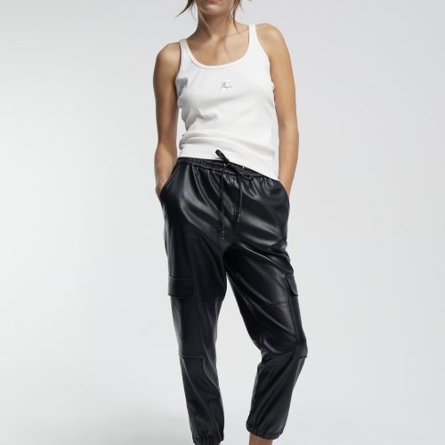 Faux Leather Pants