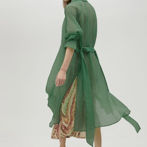 Animal Print Blazer Orange