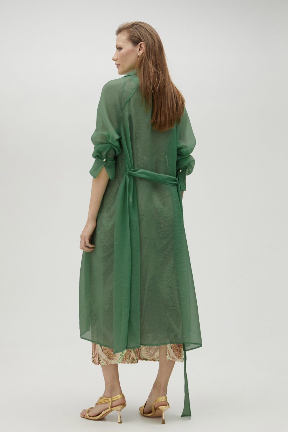 Animal Print Blazer Orange