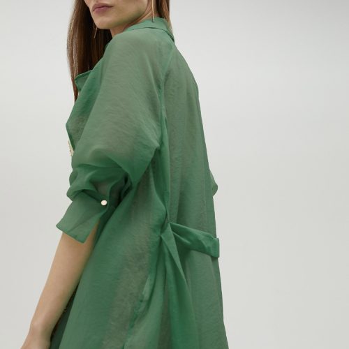 Animal Print Blazer Orange