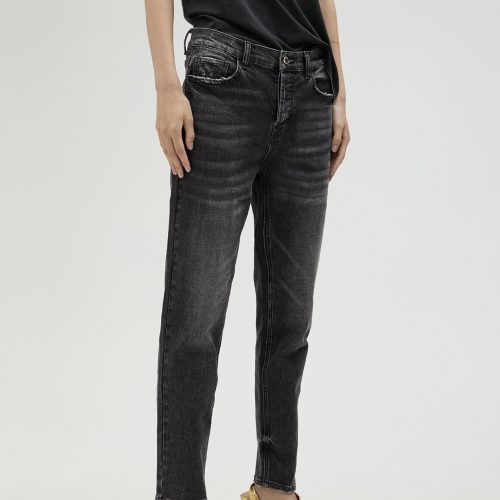 5-Pocket Black Jeans