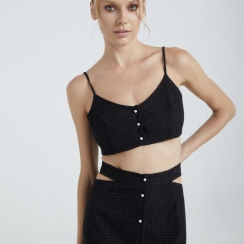 Celine Bustier Black