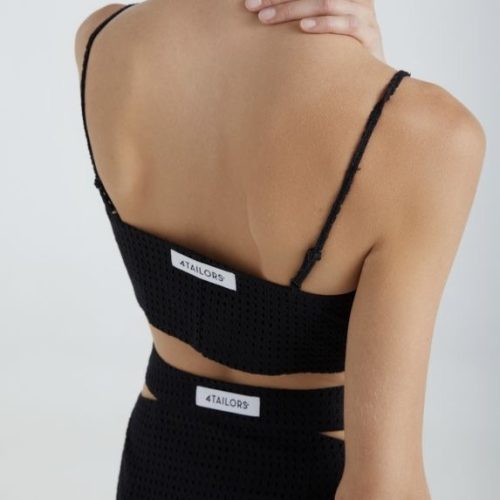 Celine Bustier Black